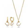 Aurora Zilver 925 Set: Ketting-Hanger + Oorbellen SET-7525/G