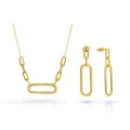 Essence Zilver 925 Set: Ketting + Oorbellen SET-7560/G