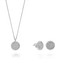Bella Zilver 925 Set: Ketting + Oorbellen SET-7565