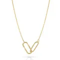 Rose Zilver 925 Collier ZK-7561/G