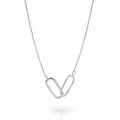 Rose Zilver 925 Collier ZK-7561
