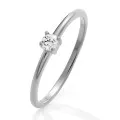 Solitaire Zilver 925 Ring (sieraad) ZR-7527