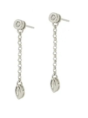 Orphelia® Women's Sterling Silver Drop Earrings - Silver ZO-5488