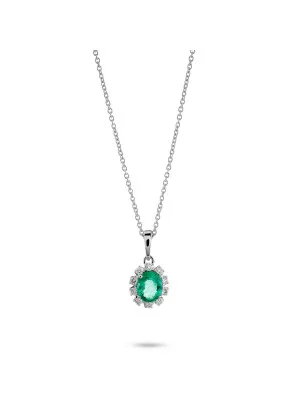 Fara Witgoud 18K Hanger met Ketting KD-2045/EM