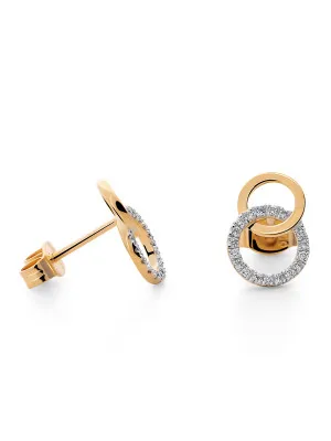 Caity Geelgoud 18K Oorknoppen OD-5334