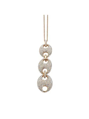 Zilver 925 Collier PEN-2065-ROSE