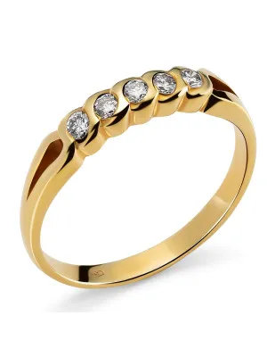 Geelgoud 18K Ring (sieraad) RD-3903