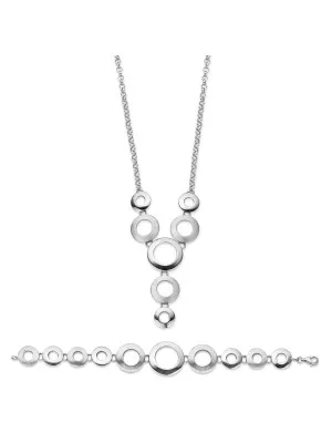 Zilver 925 Set: Ketting + Armband SET-019