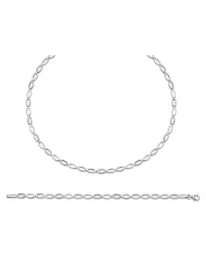 Zilver 925 Set: Ketting + Armband SET-031