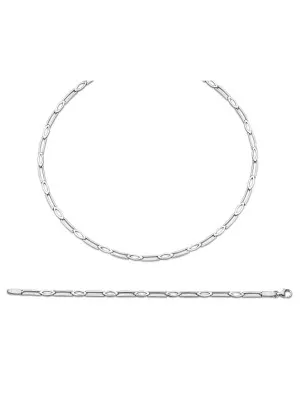 Zilver 925 Set: Ketting + Armband SET-034