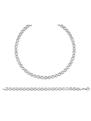Zilver 925 Set: Ketting + Armband SET-037