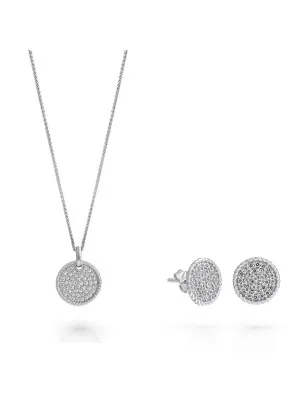 Bella Zilver 925 Set: Ketting + Oorbellen SET-7565