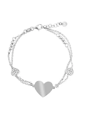Heart Zilver 925 Armband (sieraad) ZA-7384