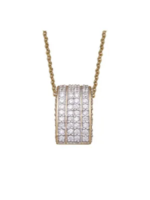 Zilver 925 Collier ZH-4518-GOLD