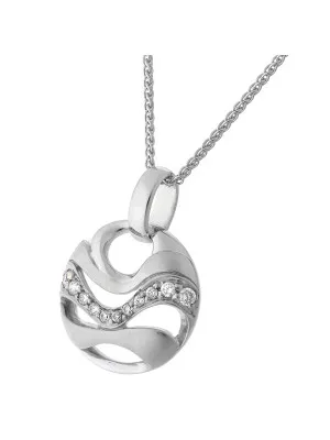 Elvina Zilver 925 Collier ZH-7085