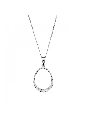 Aria Zilver 925 Collier ZH-7494