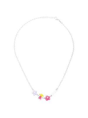 Dahlia Zilver 925 Collier ZK-7147