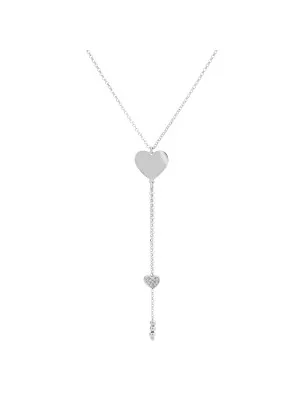 Heart Zilver 925 Collier ZK-7384