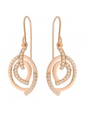 Celine Zilver 925 Oorhangers ZO-7114/RG