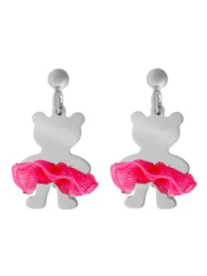Bear Bow Zilver 925 Oorhangers ZO-7132