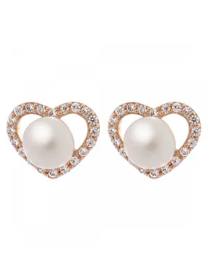 Alberte Zilver 925 Oorknoppen ZO-7233/RG