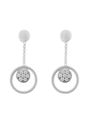 Alessia Zilver 925 Oorhangers ZO-7382