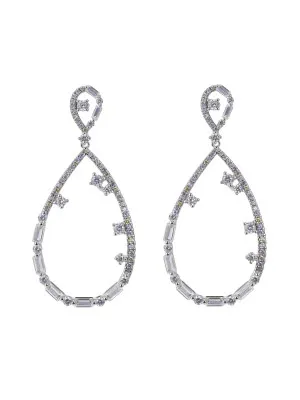 Islia RVS Oorhangers ZO-7423