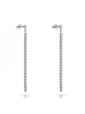 Glitter Zilver 925 Oorhangers ZO-7548
