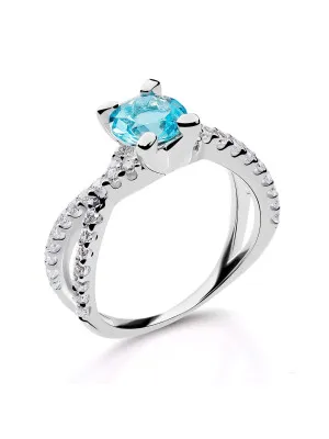 Zilver 925 Ring (sieraad) ZR-7478/AQ