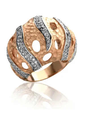 Zilver 925 Ring (sieraad) R-4236-ROSE